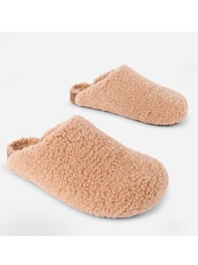 Intentionally Blank APRES Slippers Tan